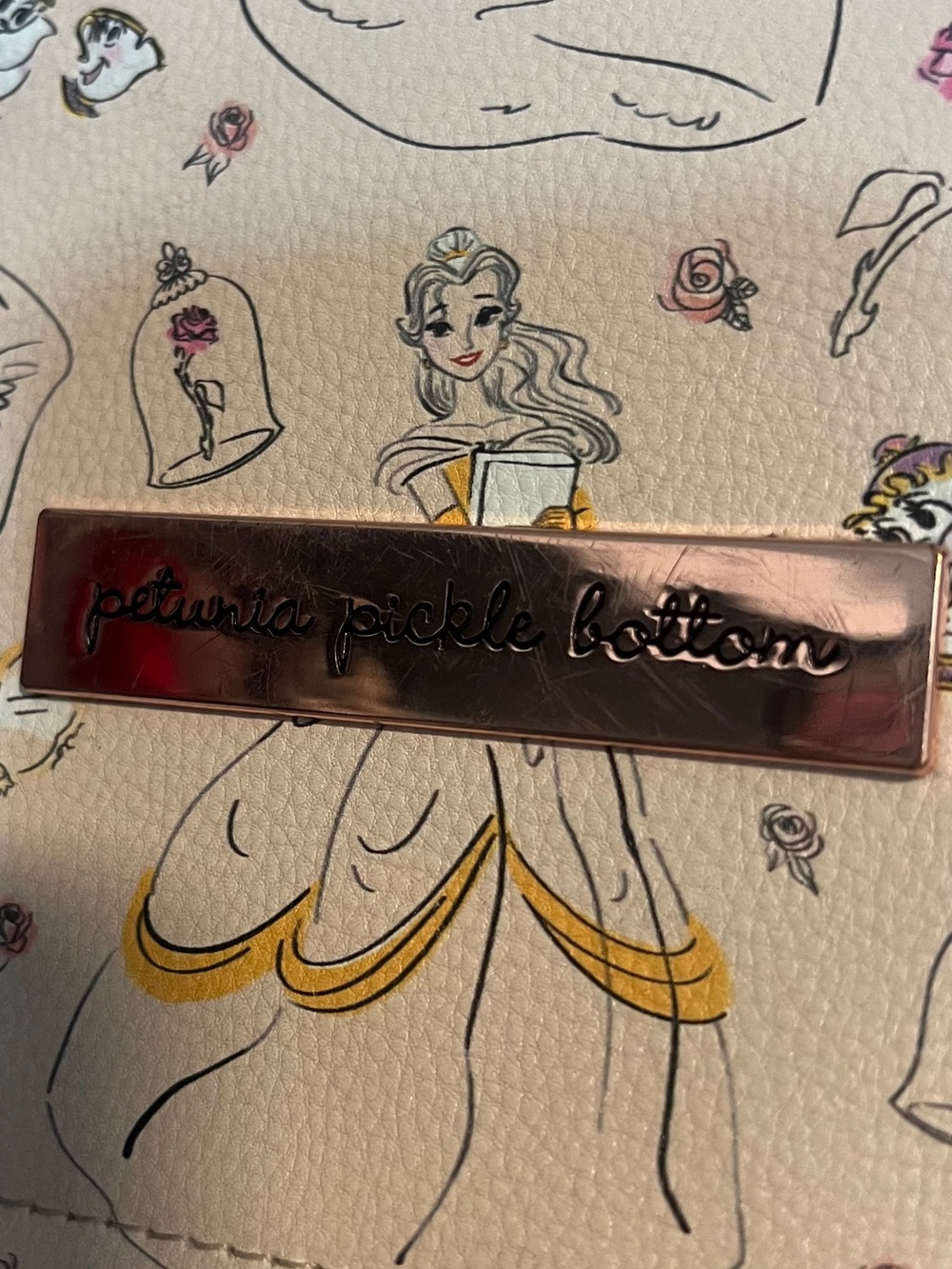 Pitunia Pickle bottom Disney Princess Belle Diaper Bag. - Picture 4 of 9